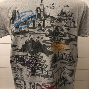 Disney Parks Walt Disney World Theme Parks Tee Lg